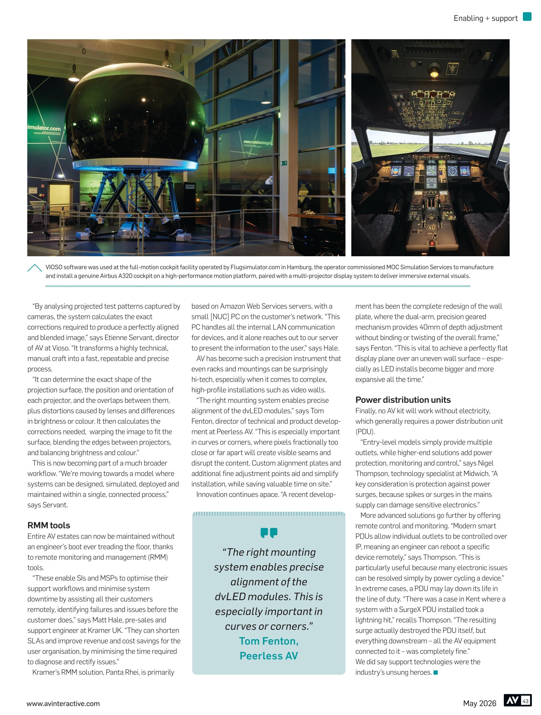 VIOSO camerabased calibration story in AV Magazine
